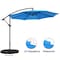 Fleming Supply Fleming Supply Offset Blue Swivel Patio Umbrella 565813HTZ - alternate 2